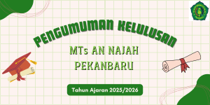 PENGUMUMAN KELULUSAN SISWA KELAS IX TAHUN PELAJARAN 2025/2026
