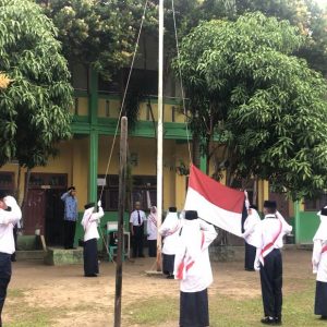 Upacara Bendera HUT RI ke-77 MTs An Najah Kota Pekanbaru